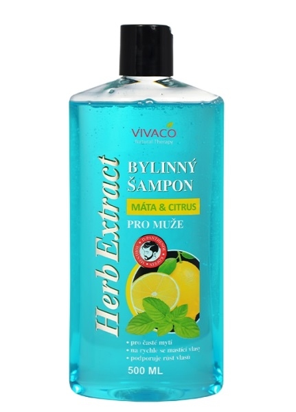 VIVACO Šampon Máta a citrus