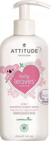 Attitude Dětské tělové mýdlo a šampon bez