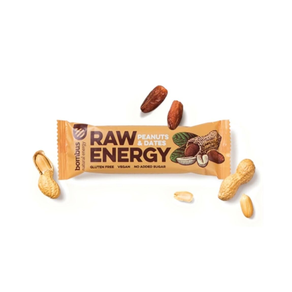 Bombus Raw energy -Peanut+dates