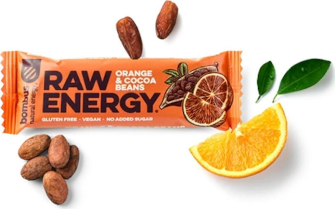 Bombus Raw enegry orange+cocoa beans