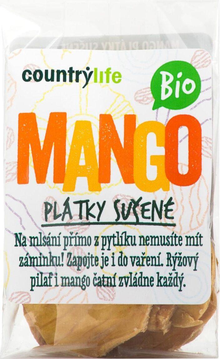 Country Life Mango plátky sušené