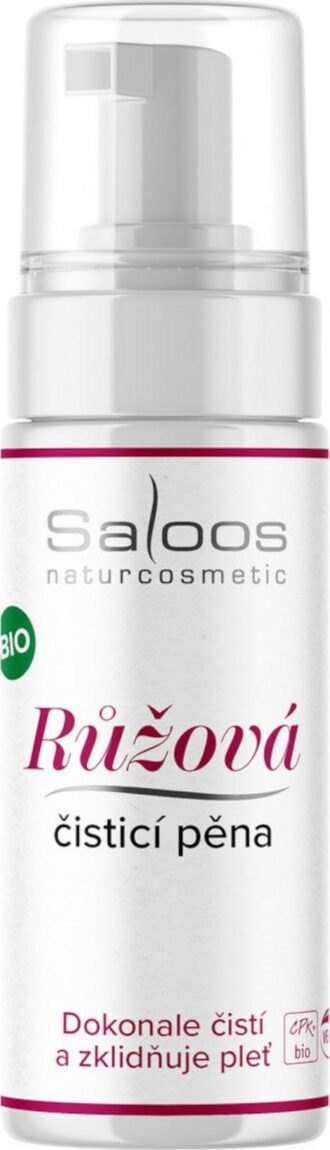 Saloos Bio Růžová čistící pěna na